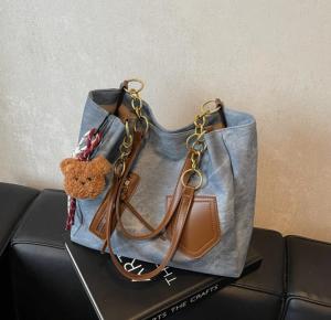 Túi nữ thời trang túi tote da phong cách công sở vá khoá trẻ trung cá tính đi học đi làm vừa a4 Thanhthushop68 013