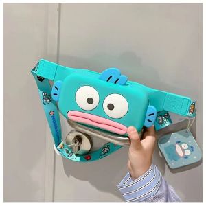 Childrens Bag Silicone Bag Cute Children Joker Western Style Coin Purse Shoulder Bag