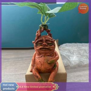Graceful Mandrake Grass Resin Statue Landscape Ornament Art Figurine Crafts for Garden