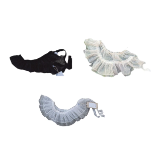 Stylish bé rắm Rèm 2025 mùa xuân cô gái Chân Váy Ngắn Màu Trơn ren-up Tạp dề Stackable váy cho hàng ngày & tổ chức sự kiện