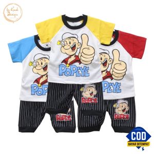 Setelan Baju Anak Bayi Usia 6 Sampai 12 Bulan (Berat Max Anak 9 Kg)