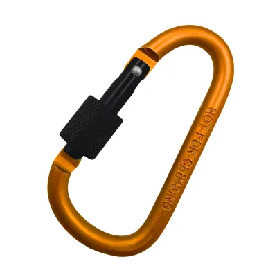 8CM with lock Carabiner Quick hanging Nut buckle backpack