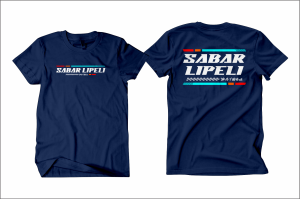 KAOS DISTRO SABAR LIPELI N32 COTTON COMBED 24S( LEBIH TEBAL DARI 30S )DAYA SERAP KERINGAT TINGGI NYAMAN UNTUK DI PAKAI