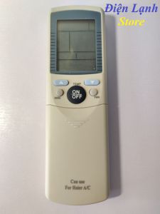 Remote máy lạnh Haier.( Tặng kèm cặp pin).