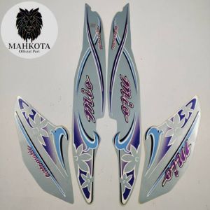 STRIPING STICKER LIS LES POLET yamaha mio 2004 2005 biru muda telur asin stiker motor list body motor berkualitas termurah terbaik