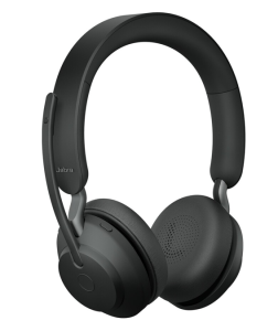 Jabra Evolve2 65 - UC/MS Stereo Headset With Link 380 Wireless Adapter (Black) - 2 Years Local Warranty