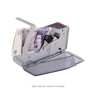 Portable Mini Handy Money Counter Worldwide Bill Cash Banknote Note Currency Counting Machine with LED Display Financial Equipment