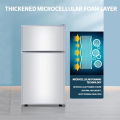 Mini Refrigerator With Freezer 64L Refrigerators For Room Office Frost Fridge Save Electricity 2 Layer Feezing Refrigerator Inverter Personal Ref Space Saver Keep Food Fresh. 