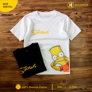 Baju Kaos Distro Anak Kaos Anak premium terbaru motif bart simp Combed 30s Premium