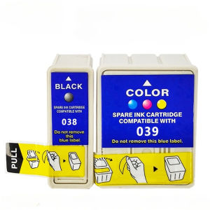Compatible T038 T039 Ink Cartridges Replacement for Epson Stylus C41UX C41SX C43UX C43SX C45 CX1500 Printers 2‑Year Shelf‑Life