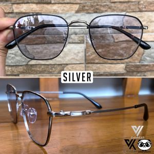 Kacamata PHOTOCROMIC 9088 Anti Radiasi UV Lensa berubah warna Pria & Wanita Sunglass Blueray Bluecromic Minus & Plus Korea Fashion