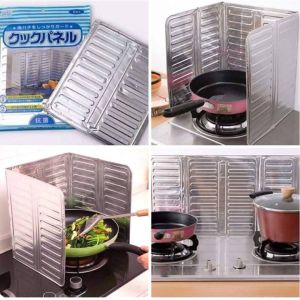 Tấm chắn dầu mỡ bếp ga mạ nhôm cao cấp bảo vệ nhà bếp Nhật Bản Trùm Sỉ Gia Thành