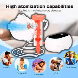 TaffOmicron SZ5 Nebulizer Uap Portable Anak Bayi Dewasa Asma Batuk Pilek Compressor Inhaler Charger