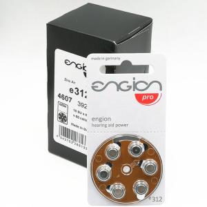 6Pcs/1Packs E312 P312 A312 Hearing Aid Battery Size Model Import Hearing Aids Battery Suitable for Hearing Aid
