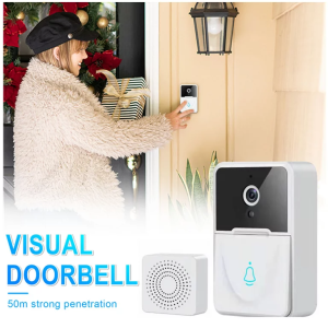 X9 Visual Doorbell - 2 Way Audio HD Night Vision WiFi Anti-Theft Doorbell for Home