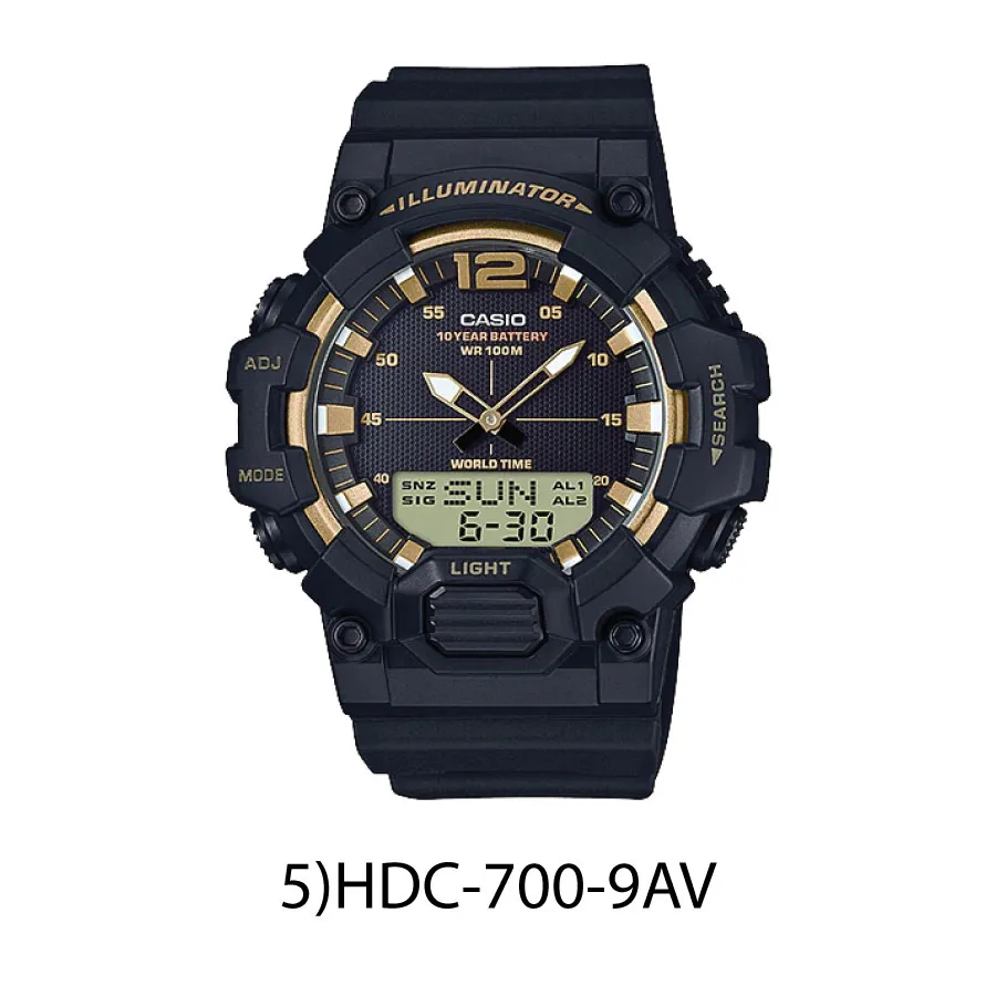 100 ORIGINAL CASIO HDC 700 MEN S ANALOG DIGITAL COMBIANATION RESIN WATCH HDC 700 1AV HDC 700 3AV HDC 700 3A2V HDC 700 3A3V HDC 700 9AV Lazada