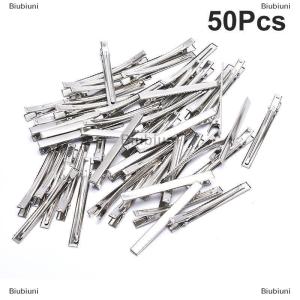 [COD] Biubiuni 50PC Bạc tone kim loại cá sấu Clip Cá Sấu kẹp mùa xuân Clip Duckbill Clip