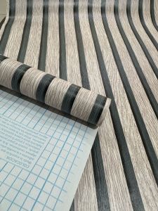 Wallpaper Dinding Ruang Tamu Kamar Tidur Motif Panel Serat Kayu