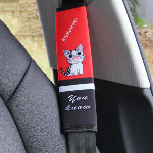 Cartoon Cute Car Seat Belt Shoulder Guard Cover Lengthened Seat Belt Protector Automotive Related Products