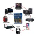 Bàn trộn Mixer Yamaha F4 Pro - Tích hợp vang số 16 chế độ vang - Chuyển đổi thành soundcard livestream chỉ với 1 nút bấm, thu âm, karaoke online chuyên nghiệp - Có Bluetooth, ghi âm usb tiện lợi - Kết hợp được với mọi loa kéo, amply - MTMax. 