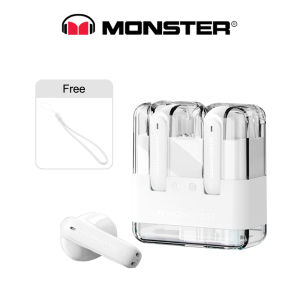 Original Monster XKT12 True Wireless Headphones Bluetooth Earphones HIFI Low Latency Noise Reduction Headphones Large Battery Capacity for Gaming Sports Headset With Mic