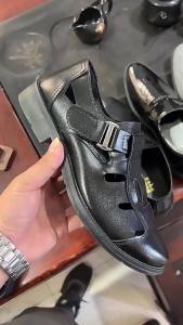 Breathable Perforated Soft-Soled Closed-Toe Sandals Trendy And Fashionable New Business Casual MenS Shoes For Summer