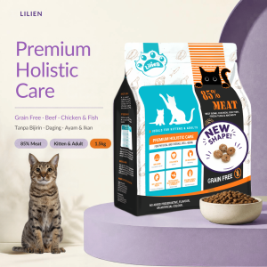 LILIEN Premium Holistic Care Grain Free Fresh Meat Cat Kibbles 1.5KG