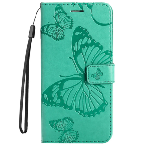 Big Butterfly Case For for iPhone 16 15 14 Pro Plus Max Wallet Card Slot Leather Phone Book Cover