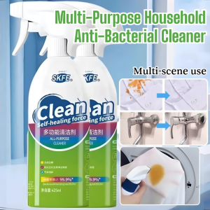 Multi-Purpose Household Anti-Bacterial Cleaner Remove Stubborn Stains for Bathroom Kitchen Tiles Glass Non-Toxic Non-Irritating