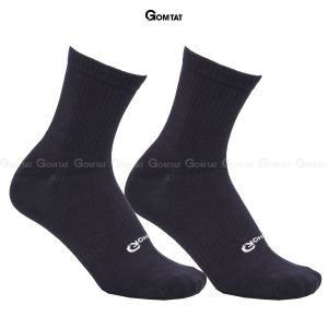 Hộp 4 đôi tất cổ lửng nam GOMTAT chất liệu sợi tre cao cấp co giãn êm chân hút ẩm thoáng khí - GOMTAT-TRECAO-CB4