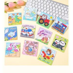 Cartoon Pattern Small Labubu Puzzle Paper Puzzle Childrens Toy Small Gift Early Learning Education Toy