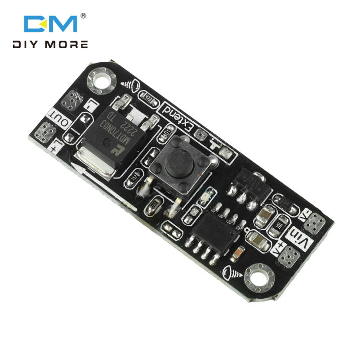 diymore DC 5-24V Micro Switch Dimming Board LED Strip Driver Module PWM ...