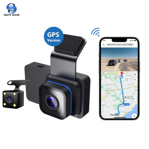 FHD Wifi GPS Dash Cam 24h Parking Monitor Night Vision Front Rear Camera Car Dashcam Video Recorder