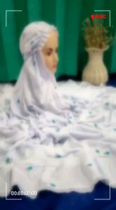 (COD) Mukena Dewasa Model Potongan Motif Seribu Bunga Tulip Cantik Bahan Adem
