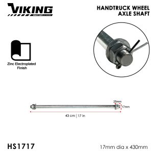 VIKING Hand Truck Axle Replacement for Wheels (Trolley Wheel/Kartilya)