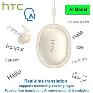 Sleeping Noise Reduction Earbuds HTC Original NE76 AI Translation Wireless Bluetooth Earphones HIFI Music Stereo Sound Headphone2026
