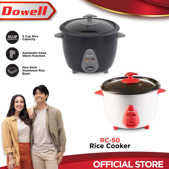 Dowell RC50 5 Cups Rice Cooker 3 Colors Variation Lazada PH