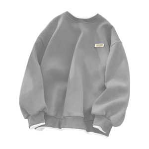 Áo Sweater nam nữ thu đông Áo dài tay form rộng chất cotton nỉ ngoại hàng xuất cao cấp trơn cổ tròn