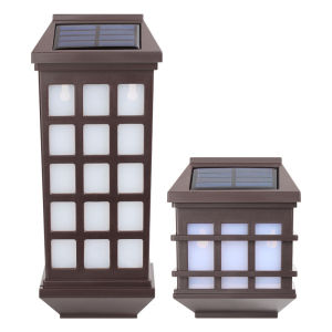 Vimite LED โคมไฟวินเทจไฟโซล่าเซล Solar Wall Lights ไฟติดผนังโซล่า Outdoor Waterproof ไฟอัตโนมัติ ไฟตกแต่งในสวน ไฟหน้าบ้าน โคมไฟติดผนัง for Villa Balcony Gate Warm White