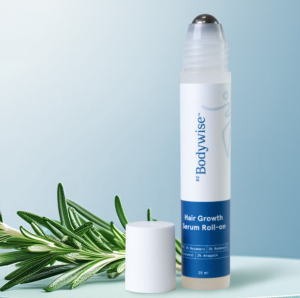 Be Bodywise Hair Growth Serum (Roll On) 25ml | 3% Redensyl 2% Aminexil 2% Anagain & 1% Rosemary | Thicker & Stronger Hair Growth | Prevents Hair Fall & Stimulates Hair Follicles | For All Hair Types