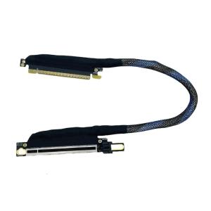 Fast Speed PCIE 5.0 X16 Extender Cable Metal Shielding For Stable Gpu Connection for Graphics Extension Cord