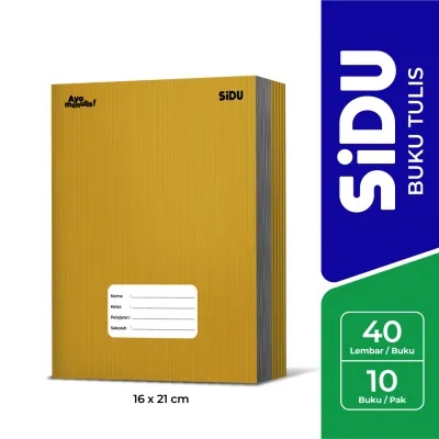SiDU Buku Tulis Kraft 40 Lembar