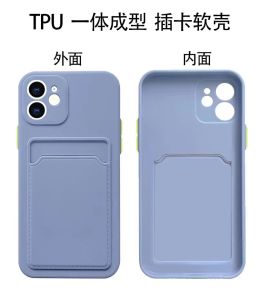0467 VVV CASE slot kartu IPHONE 6 6s 7 8 plus 6+ 7+ 8+ 6plus 7plus SE2020 X XS XR XSMAX 11 12 13 PRO MAX MINI softcase solt card kartu macaron  baby case pelindung kamera