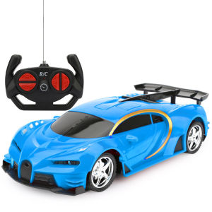 LYZRC Four-way Remote Control Car Rechargeable Electric Drift Toy Car Children Racing Sports Car Simulation Car Gift for Kids
