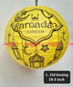 lampion Lebaran Lampion Eid Mubarak Hiasan lebaran Ornamen lebaran Dekorasi Lebaran Paper Lantern / Lampion Kertas / lampion gantung