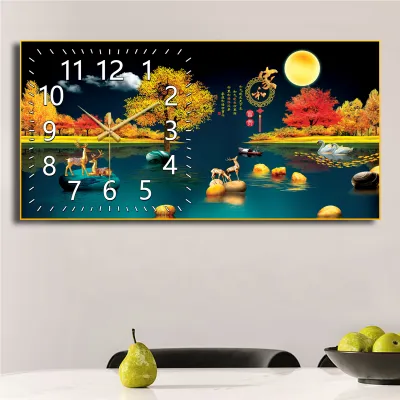 Decor đẹp – xem giờ tiện đồng hồ tráng gương 5D đang được nhiều khách lựa chọn