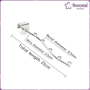 Suomi 5Balls/7 Balls Display Organizer Hooks Waved Clothes Hanger Storage Rack