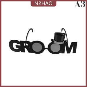 N2HAO Cô Dâu & chú rể vui chú rể cô dâu Kính cử nhân bên kính mắt ảnh đạo cụ đám cưới trang trí tiệc cưới Nguồn cung cấp