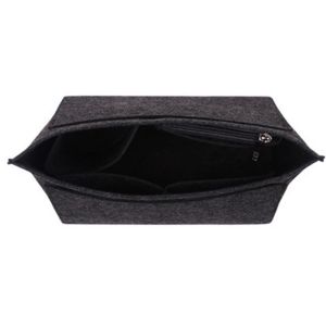 Felt Insert Bag With Multi-pockets Fits Handle bag Liner Bag Felt Bag Organizer Cosmetic Bag Felt Makeup Bag Support Handbag lining