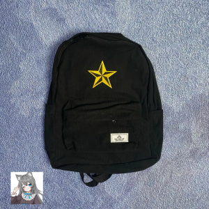 NISHIKUJOUSHOP - Tas Ransel Backpack Corduroy/coduroy Bintang Sekolah & Kuliah Pria Wanita